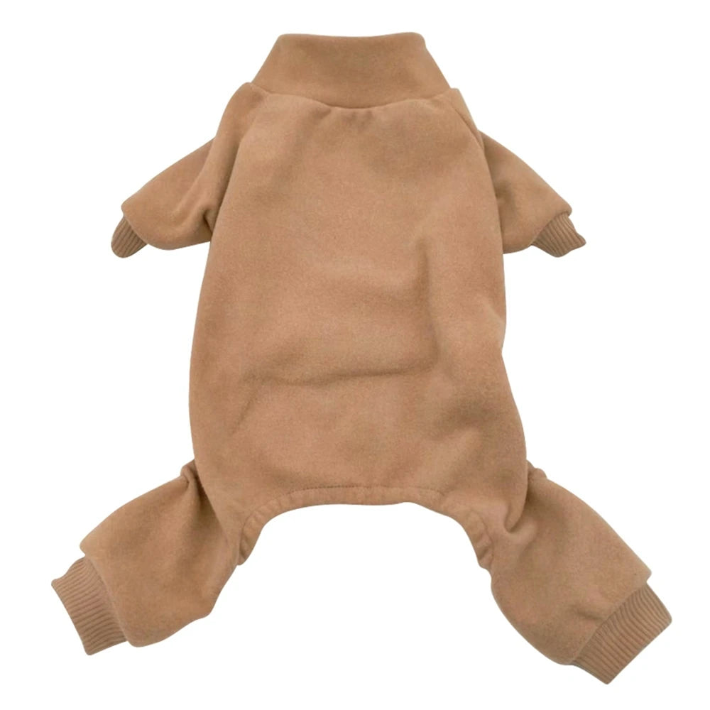Dog Cat Jumpsuit Pajama Winter Dog Clothes Pet Puppy Tracksuit Cat Puppy Chihuahua Pomeranian Nightshirt Pants