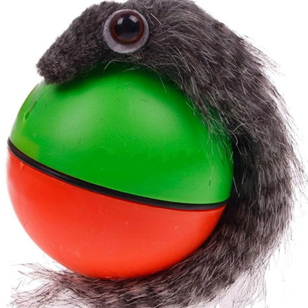 1 Piece Pet Rolling Ball Lovely Pet Dog Cat Weasel Motorized Rolling Ball Appears Jump Moving Toy Pet Accessories