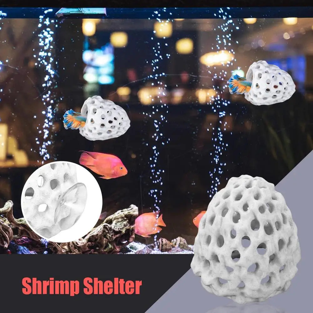 Shrimp Hides for Aquarium Hide Cave Aquarium Shrimp Fish Tank Hide Cave Stable Aquarium Hideouts Cave Aquatic Decoration