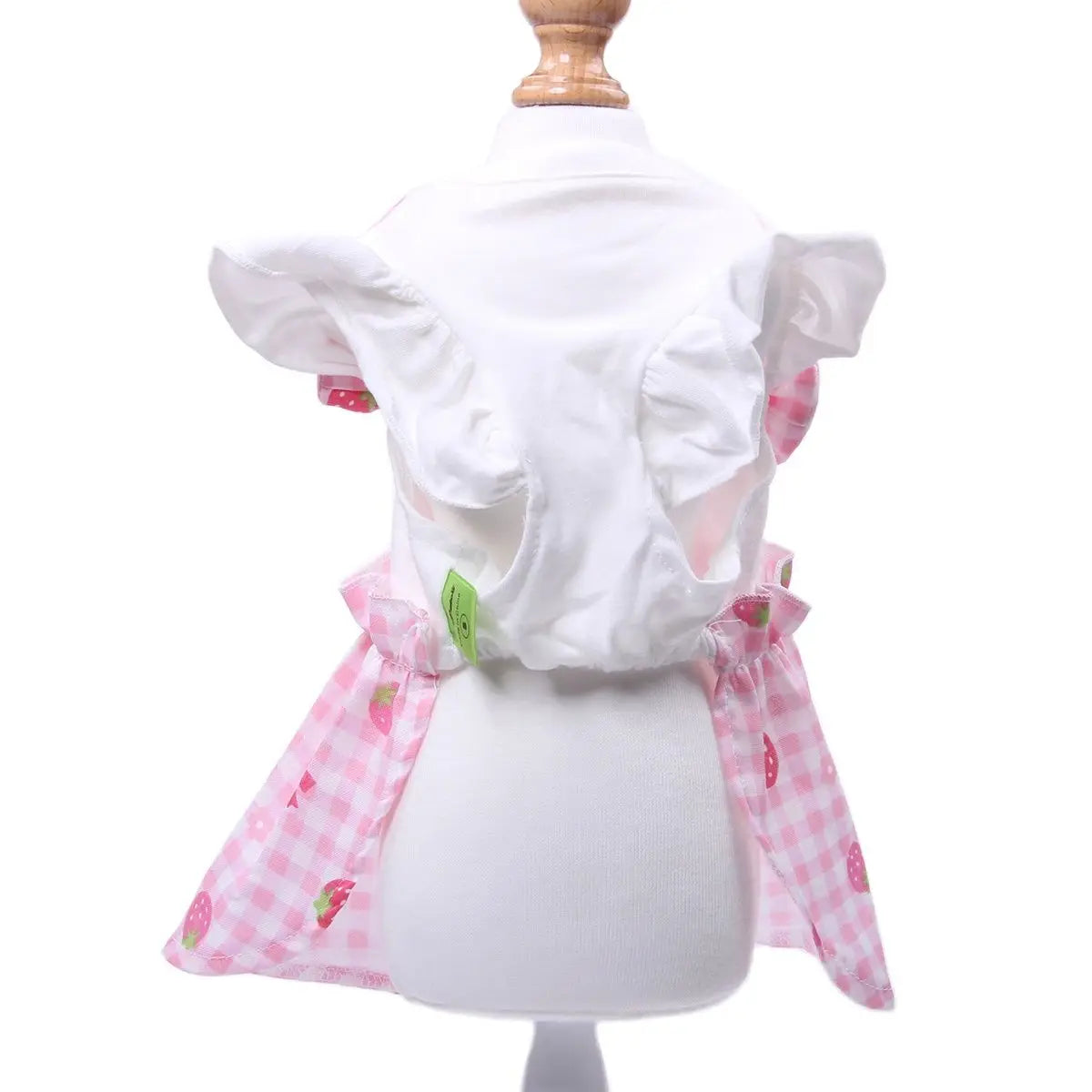 Princess Dog Cat Dress Strawberry Design Pet Puppy Skirt Spring/Summer Clothes Outfit