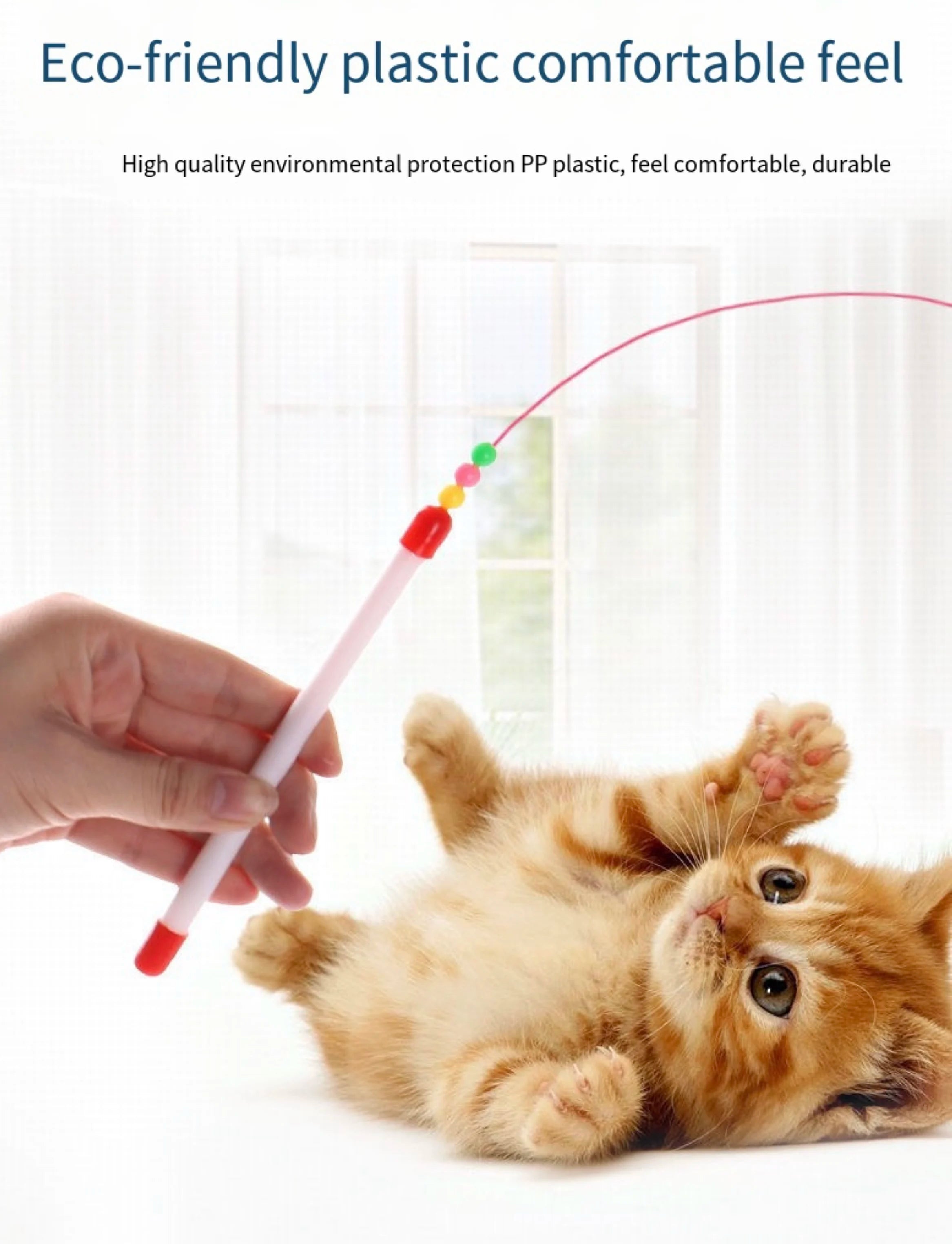Pet cat toys plush funny play cat toys ring bell happy cat accessories high quality good elastic rope toys pet supplies cat toys
