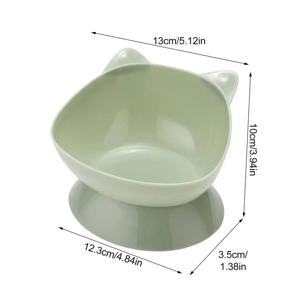 Cat Food Bowls Anti Vomiting Raised Cat Bowls Ergonomic Cat Bowl Elevated Kitten Dish With Fine Sanded Edges