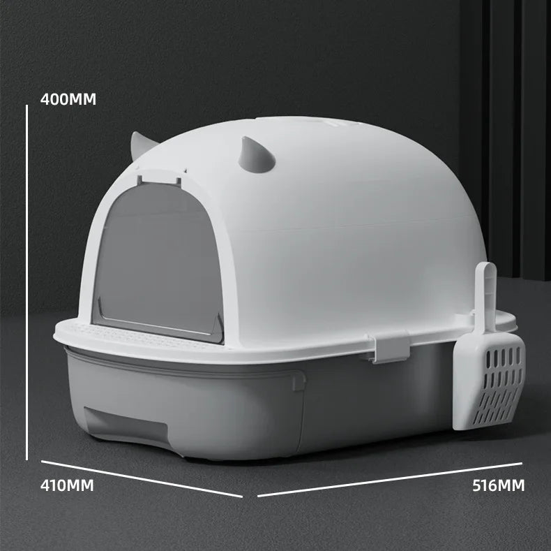Extra Large Odor-proof Cat Litter Box Fully Enclosed Cat Toilet Foldable Storage Drawer-style Cat Litter Box Pet Supplies