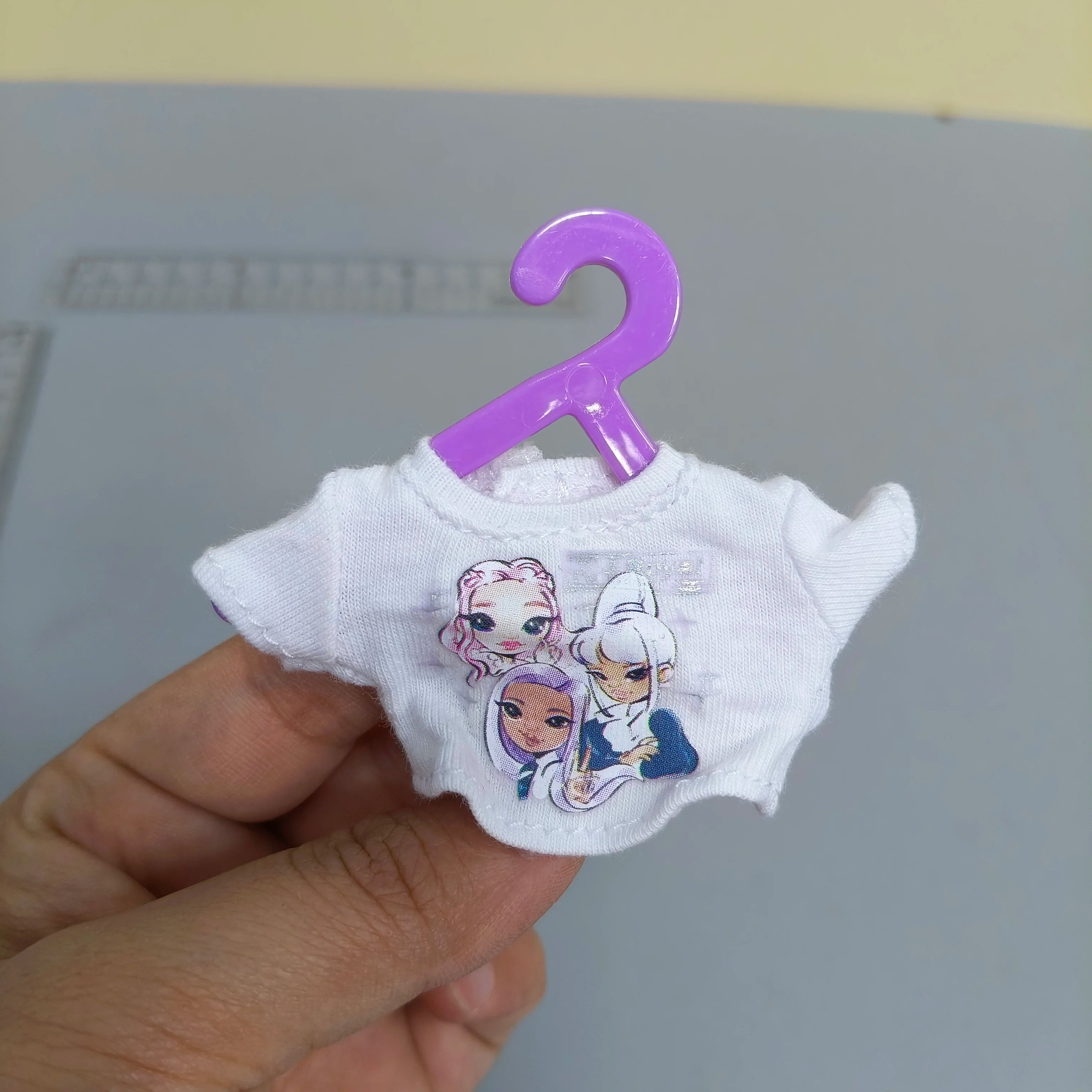 6 points doll clothes ob22 baby clothes rainbow big sister Lijia small cloth 30cm long legs cat dress 2