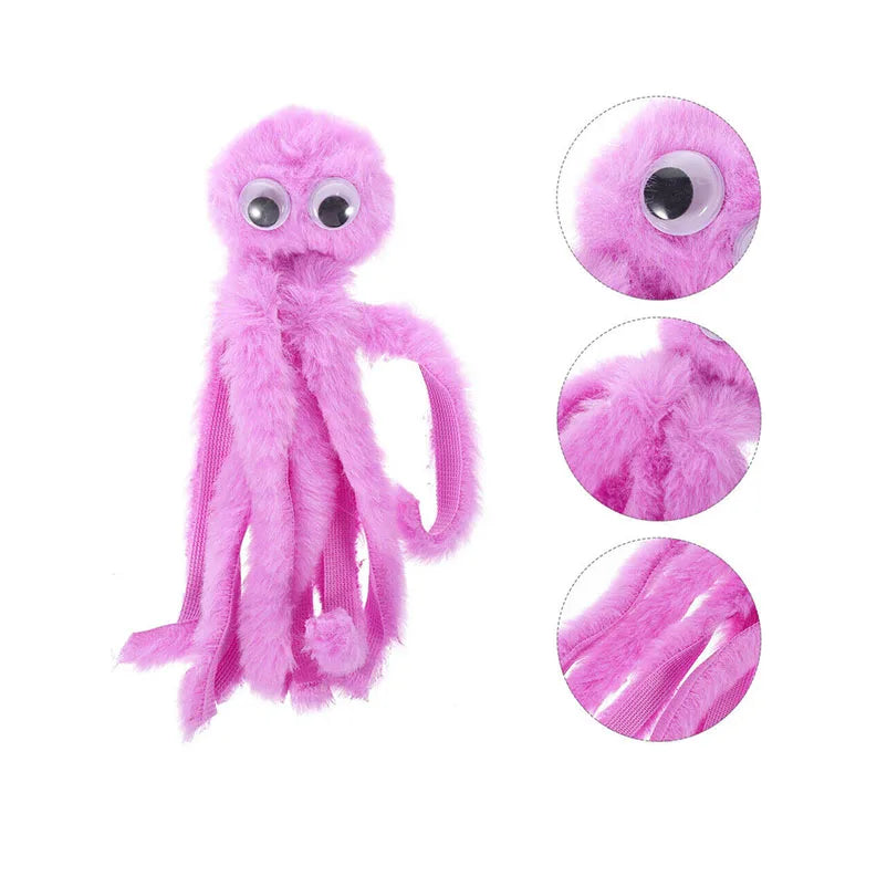 Cute octopus cat toys for kittens and young cats, cat toys for chewing, plush toys, pet supplies