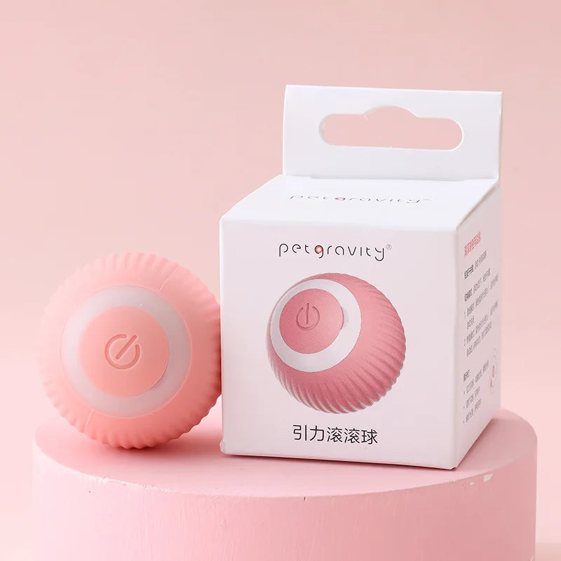 Smart Cat Toys Automatic Rolling Ball Interactive For Cats Training Self-moving Kitten Toys Electric Cat Toys Pet Accessories