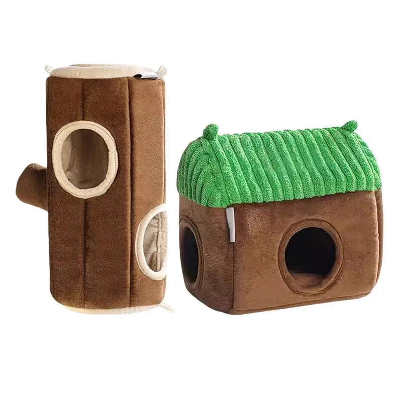 Hammock Warm Bed Small Animal Tube Cage House Small Animal Tube Cage House Hamster Warm Bed Guinea Tunnel House Double Sided
