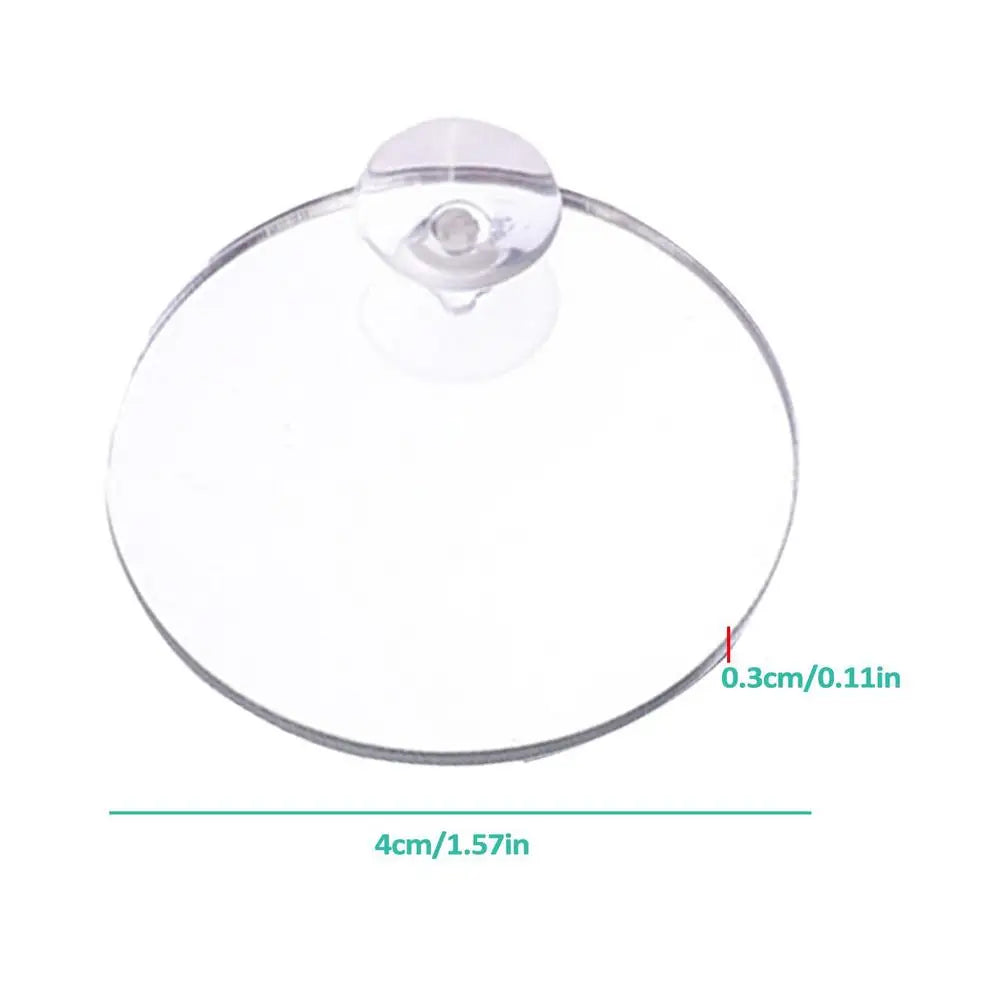 Floating Betta Exercise Mirror Double-sided Adhesive Aquarium Fish Mirror Mirror For Betta Fish Exercise For Home Living Room