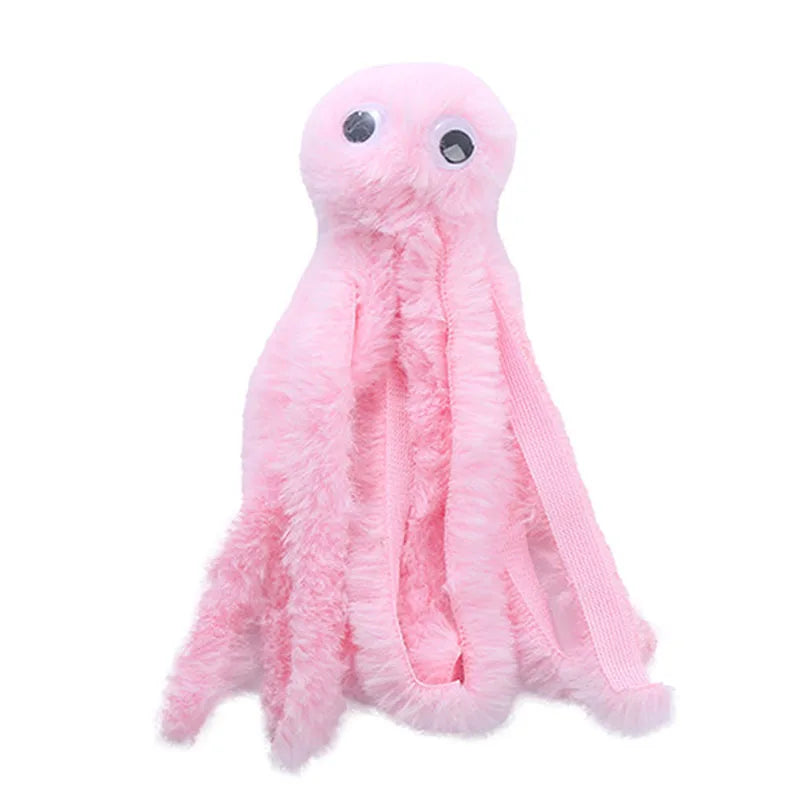 Cute octopus cat toys for kittens and young cats, cat toys for chewing, plush toys, pet supplies