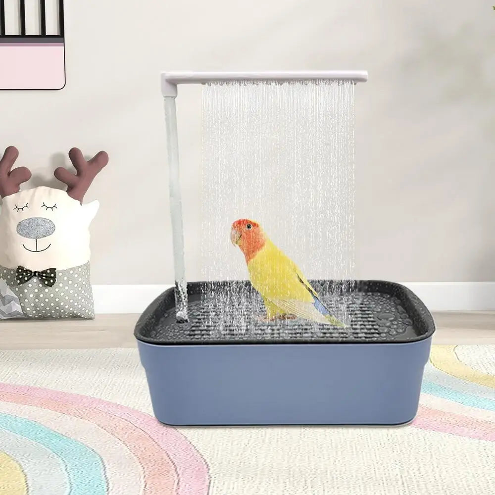 Automatic Pet Bird Bath USB Electric Large Bird Bathtub Shower Multipurpose Bird Bathtub Parrot Bathtub For Parakeet Cleaning