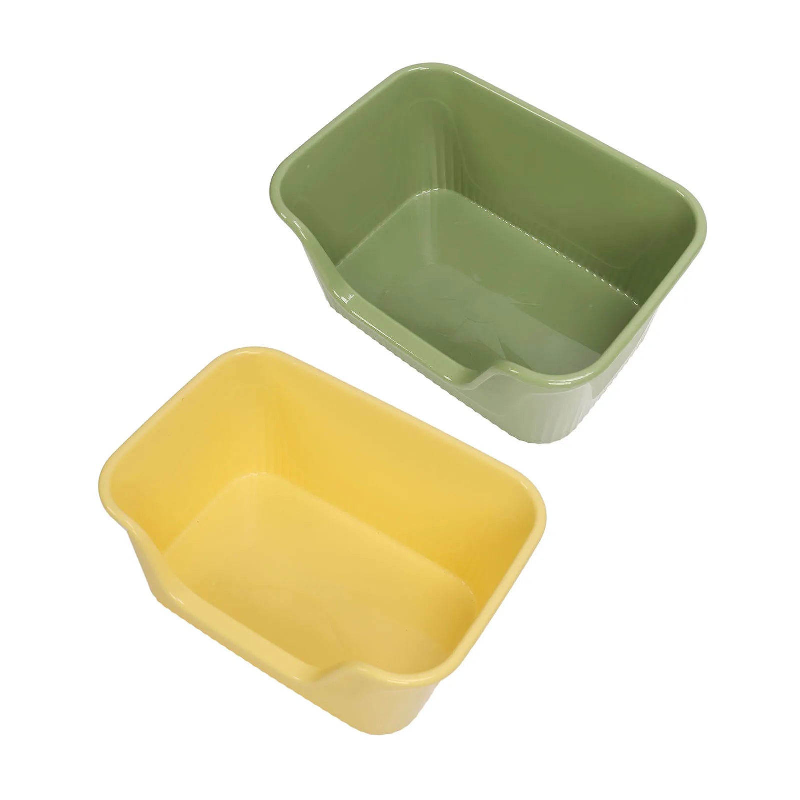 Large Cat Litter Box High Sides Anti Splashing Easy to Clean Simple Look Open Cat Litter Box for Large Cats Large Cat Litter Box