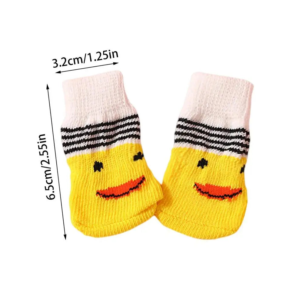 Dog Socks Double Side Large Coverage Non-Slip Dog Boots And Paw Protectors Puppy Doggie Senior Dog Paw Protector Pet Furry